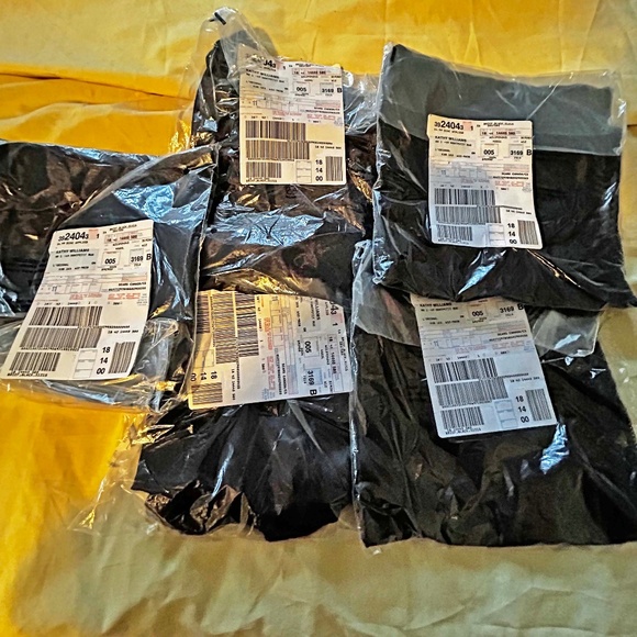 5 BRIEFS, NYLON SPANDEX, BLACK, SIZE 4X, VANITY FAIR, IN ORIGINAL BAG, TAGS ON, - Picture 1 of 7